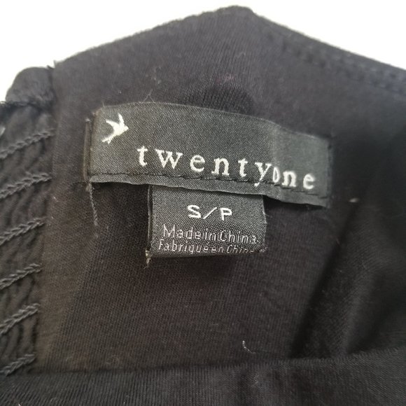 Strapless Black and Purple Mini Dress or Tunic - Picture 3 of 4